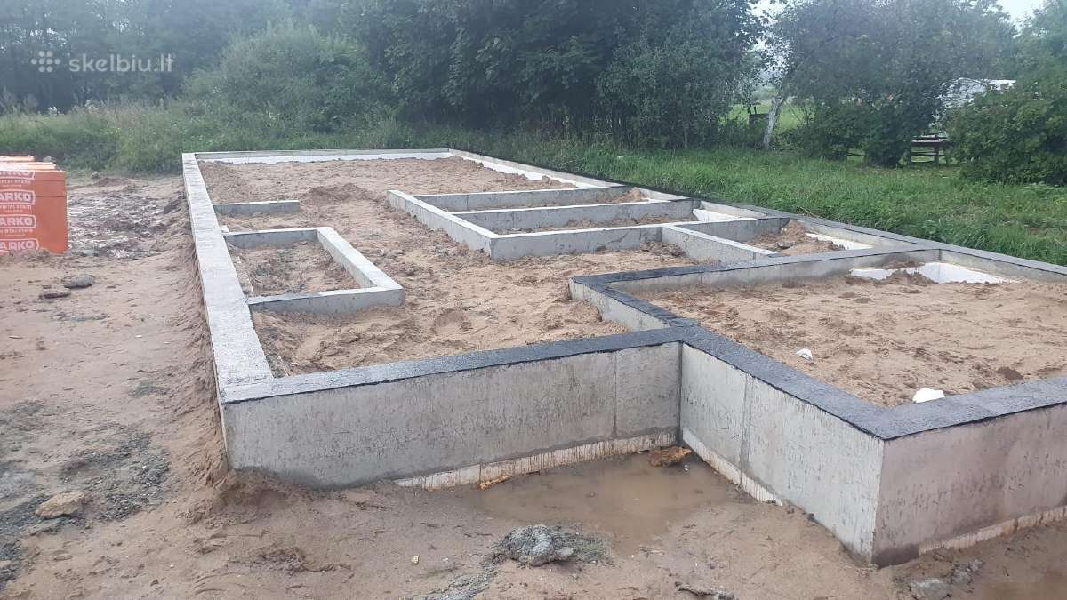 Pamatų betonavimas Poliai Rostverkas Grindys - nuotraukos Nr. 14