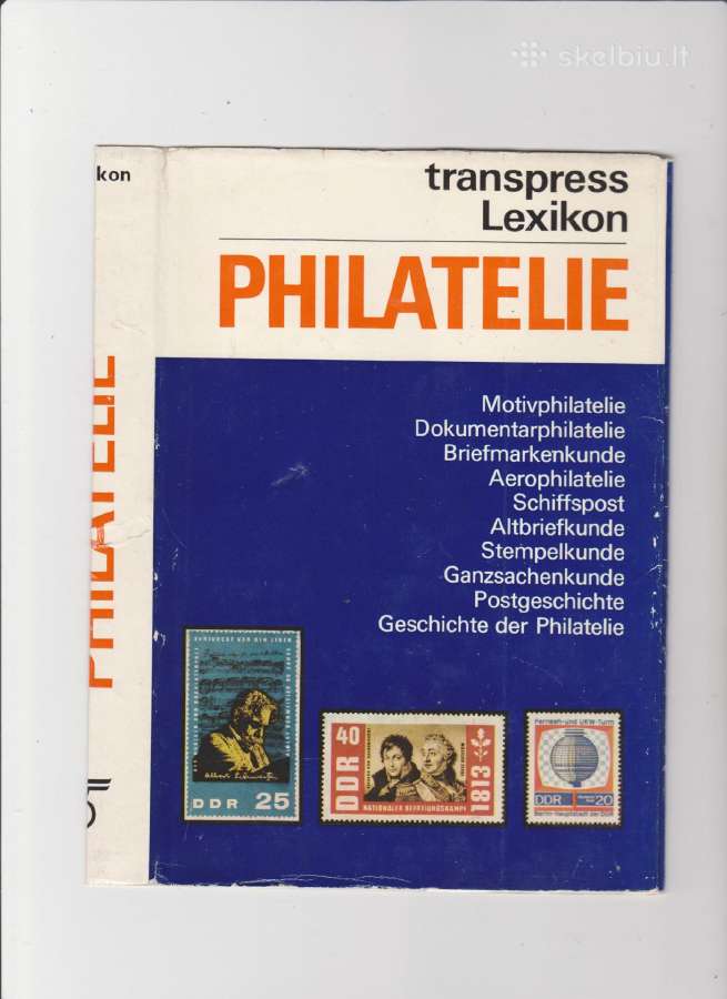 Knyga "Lexicon Philatelie"