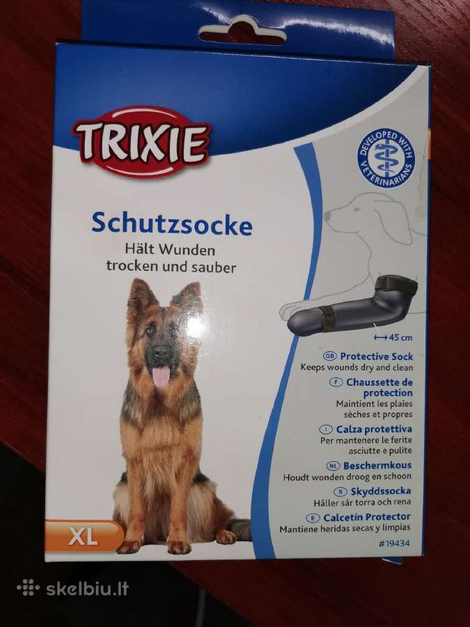 Silikonine šunų kojinė