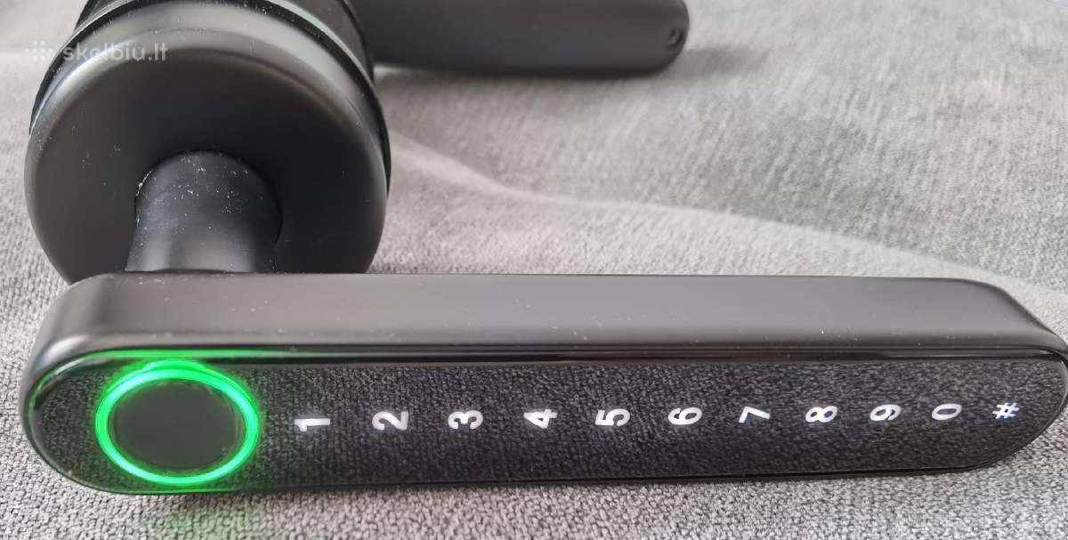 Biometrine+kodas+app+raktas vidaus duru spyna - nuotraukos Nr. 9