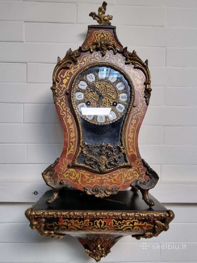 Senovinis laikrodis su konsole. Boulle. - nuotraukos Nr. 4