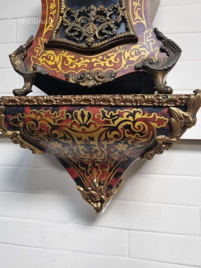 Senovinis laikrodis su konsole. Boulle. - nuotraukos Nr. 7