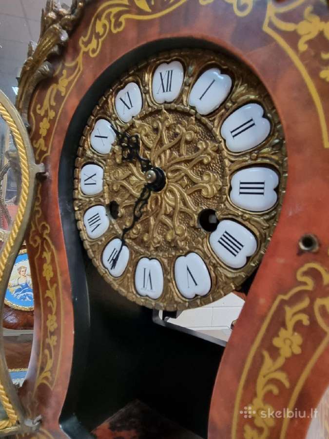 Senovinis laikrodis su konsole. Boulle. - nuotraukos Nr. 9
