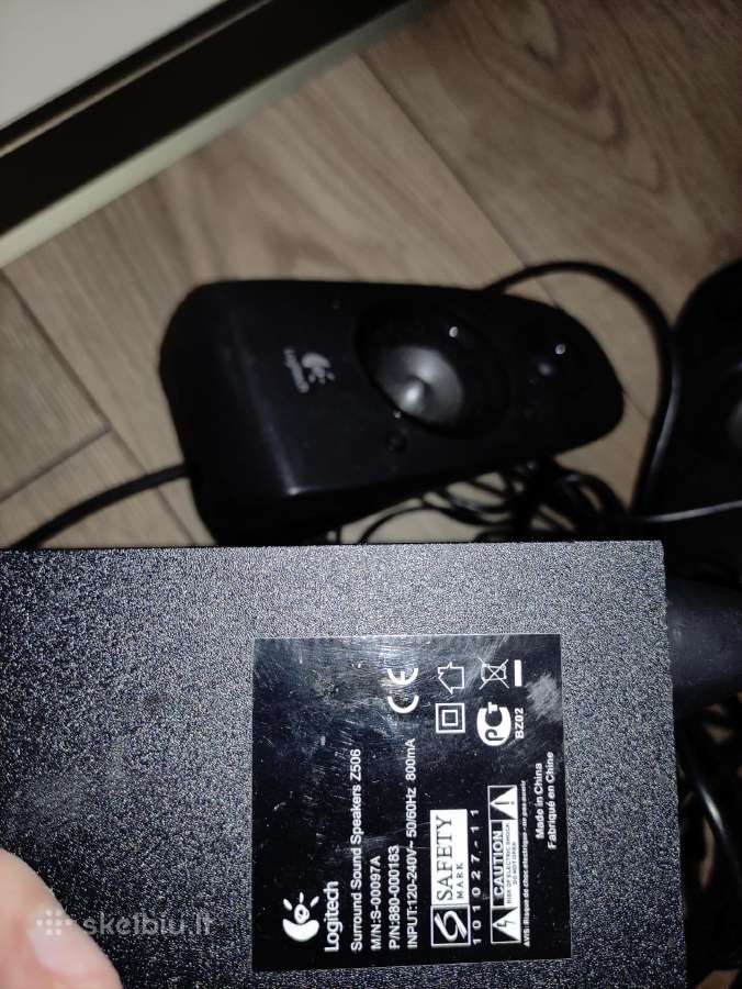 Logitech z506 5.1 Garso sistema - nuotraukos Nr. 10
