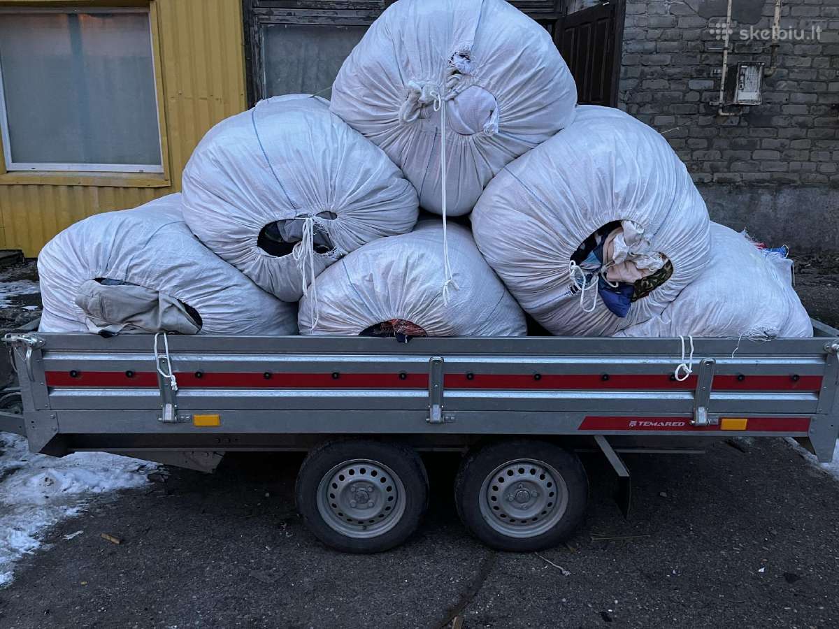 Dėvėti drabužiai/rūbai urmu pramonei 150 kg 10€ - nuotraukos Nr. 4