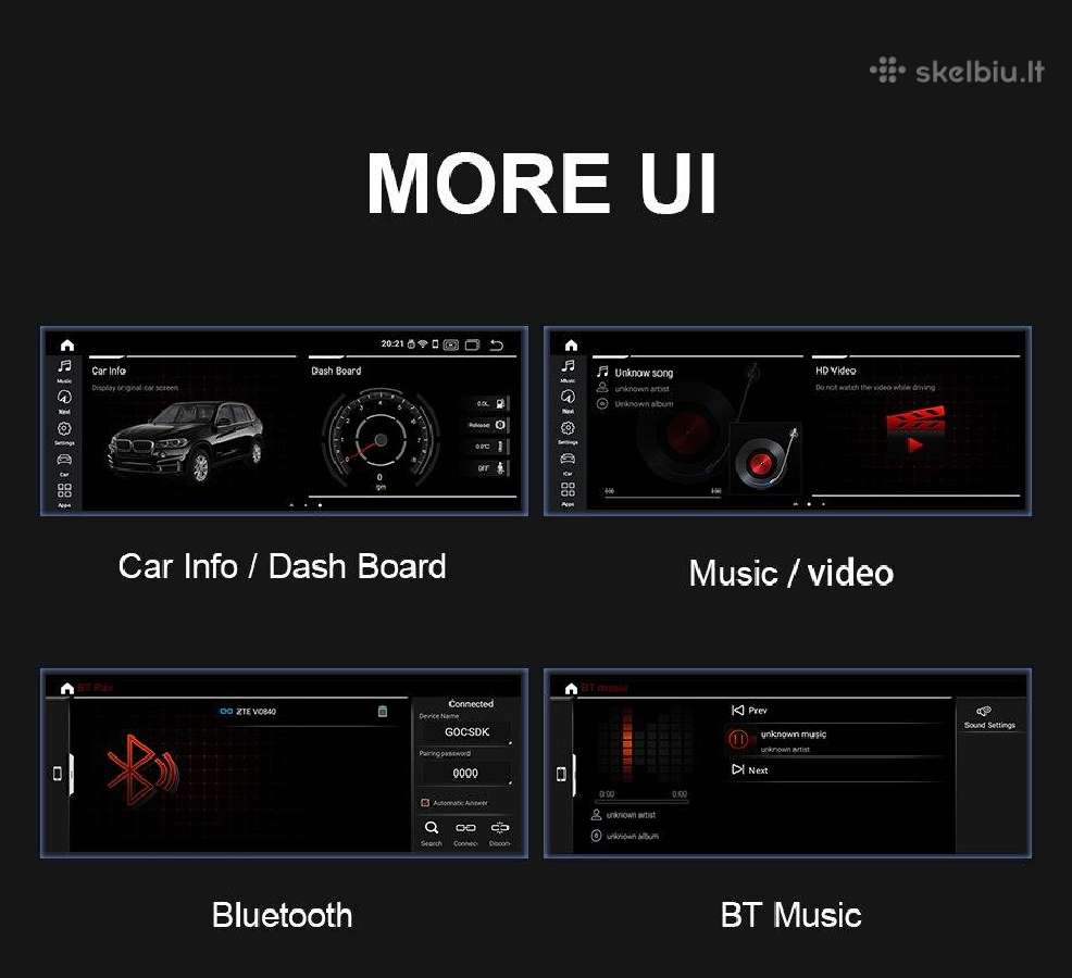 Parduodu Bmw X5 F15/x6 F16 android multimediją - nuotraukos Nr. 4