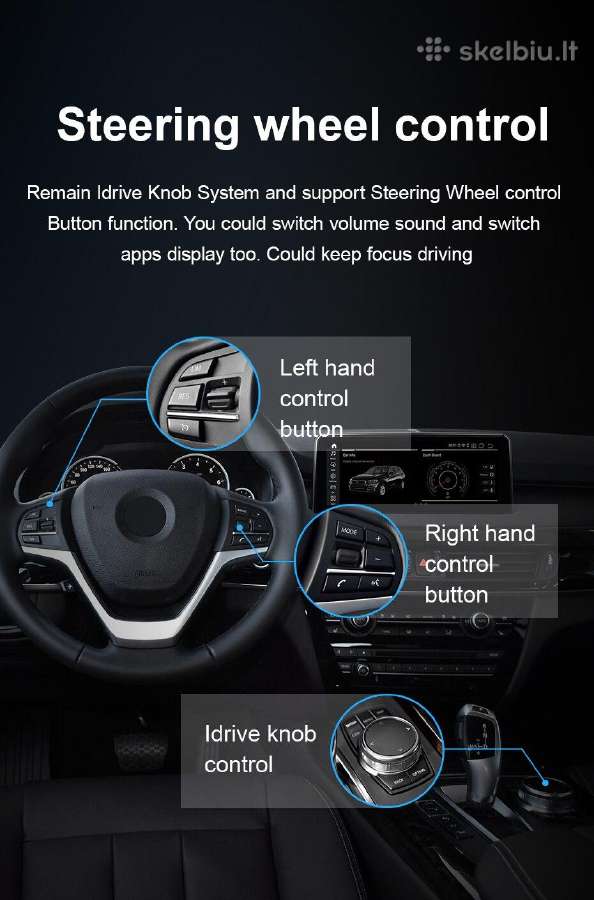 Parduodu Bmw X5 F15/x6 F16 android multimediją - nuotraukos Nr. 9
