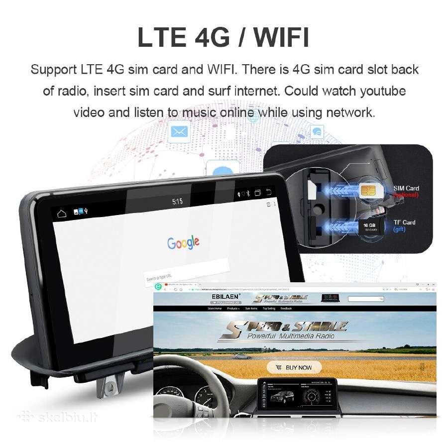 Parduodu Bmw X5 F15/x6 F16 android multimediją - nuotraukos Nr. 14