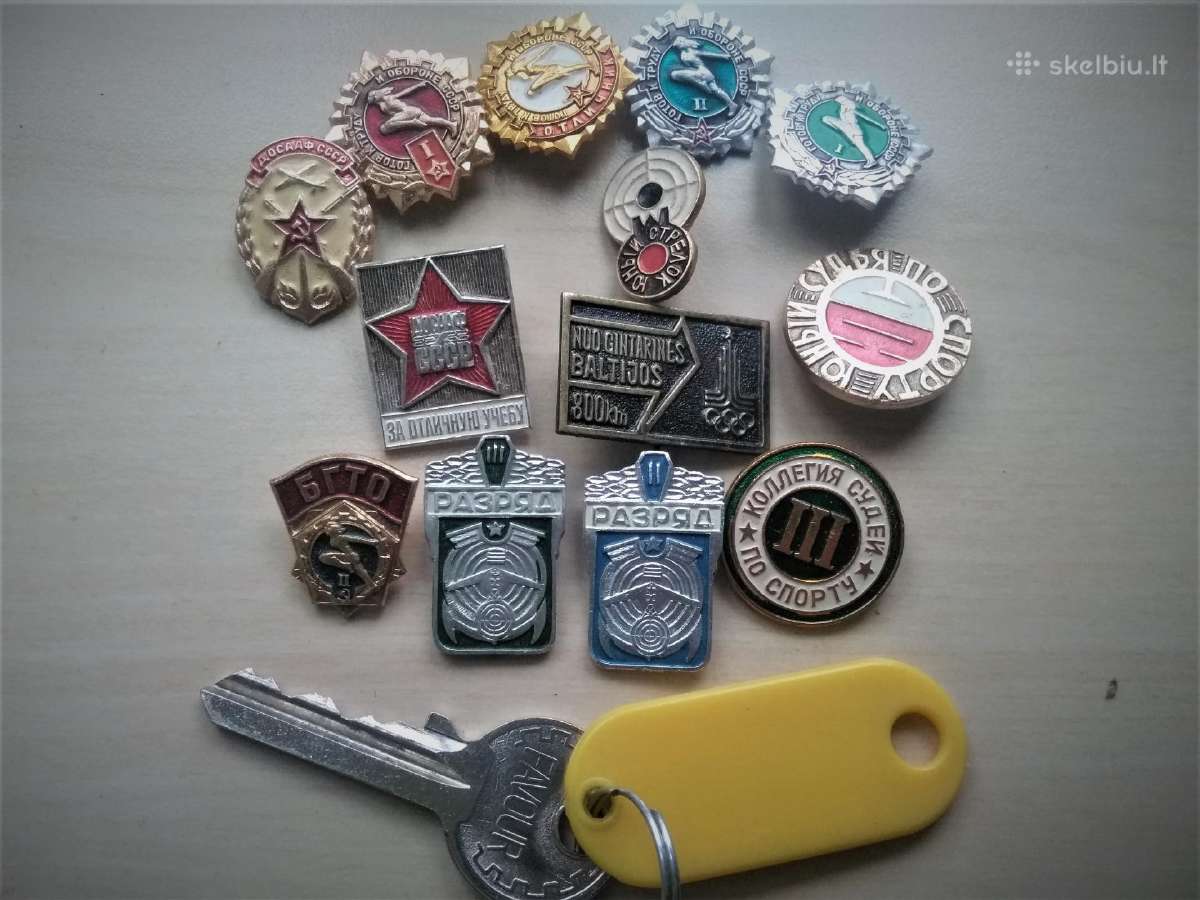 Ženkliukai (sovietiniai, po 35cnt)