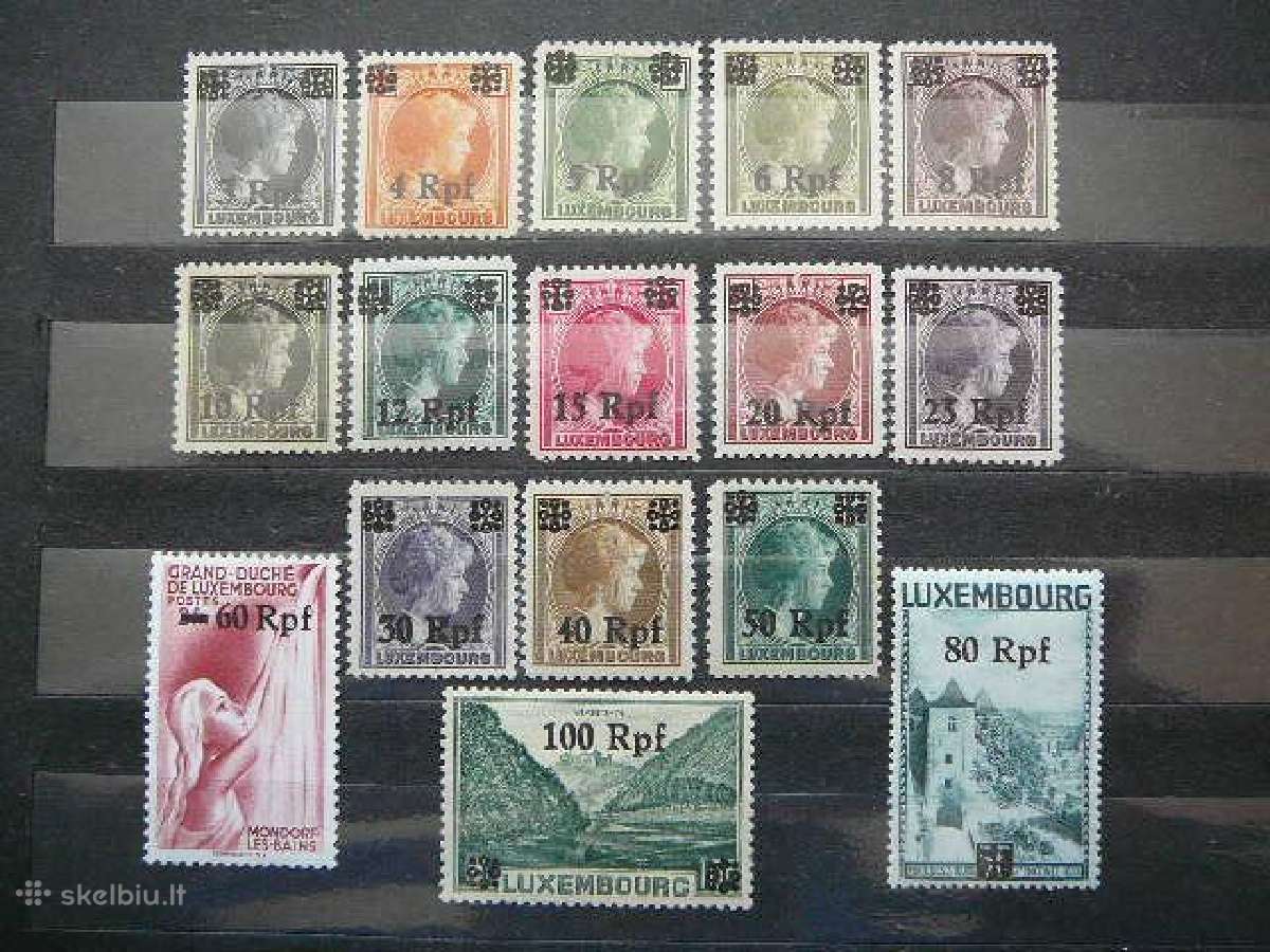 Liuksemburgas Vokietija 1940 Mnh lkm17s