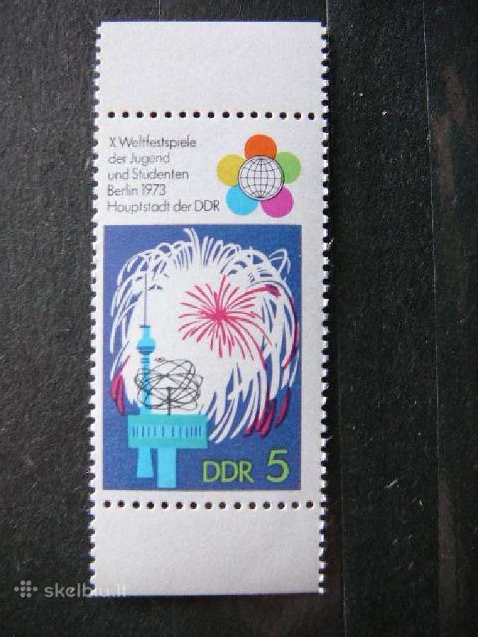 Zaidynes Berlynas Vokietija Dem. 1973 Mnh vdm1862