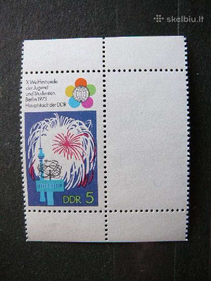 Zaidynes Berlynas Vokietija Dem. 1973 Mnh vdm1862m