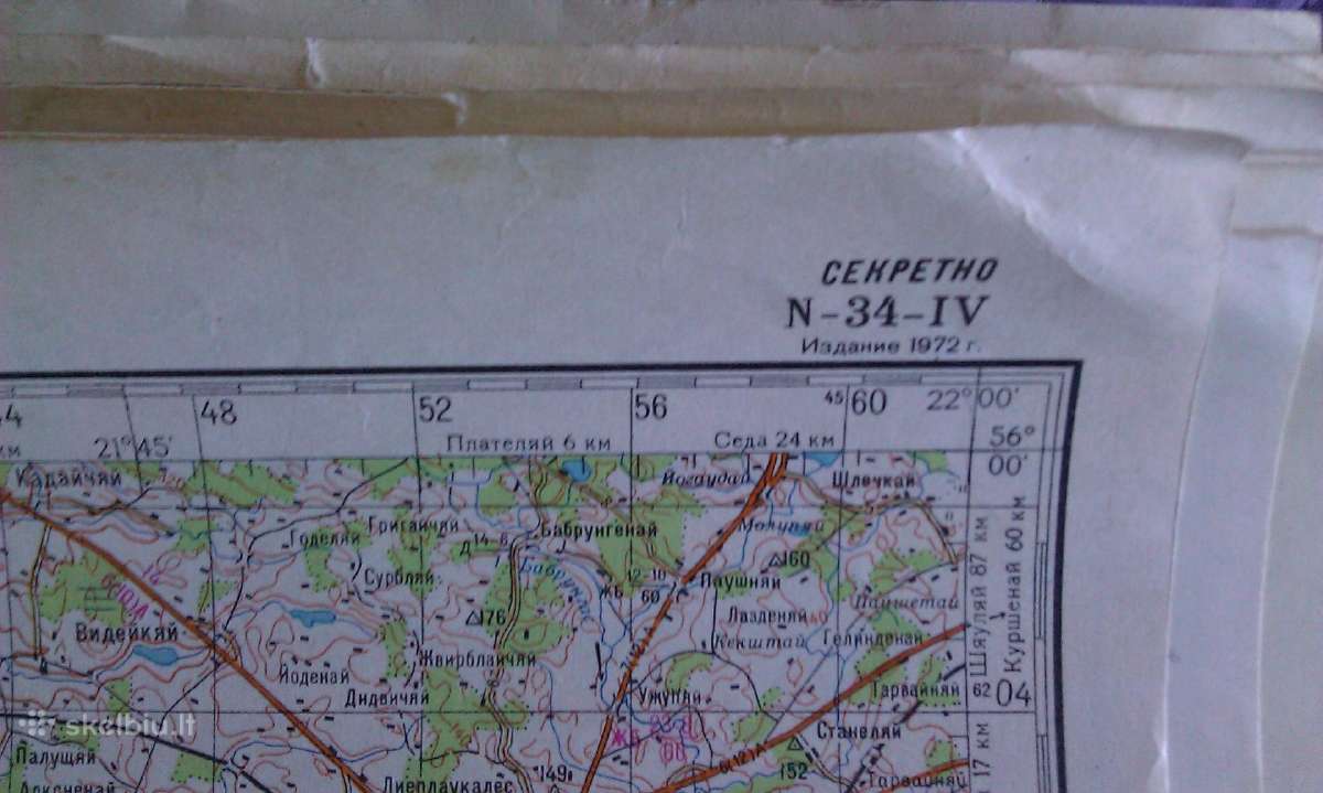 TSRS kariniai žemėlapiai