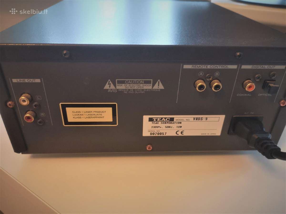 Teac Vrds-9 Grotuvas - nuotraukos Nr. 5