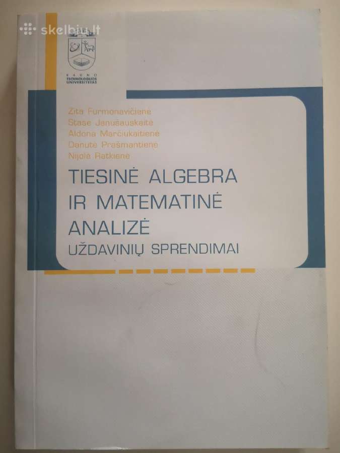 Tiesinė algebra ir matematinė analizė