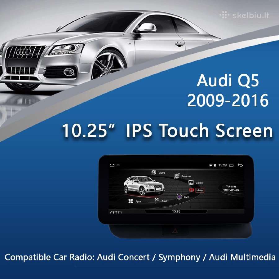 Parduodu Audi Q5 2009-2016 android multimediją - nuotraukos Nr. 19