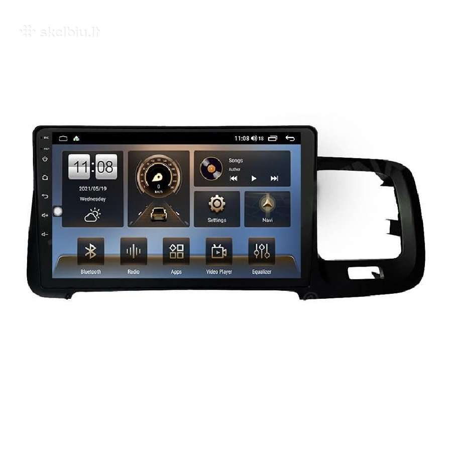 Volvo S60 ir V60 2011-2020 android multimedija - nuotraukos Nr. 4