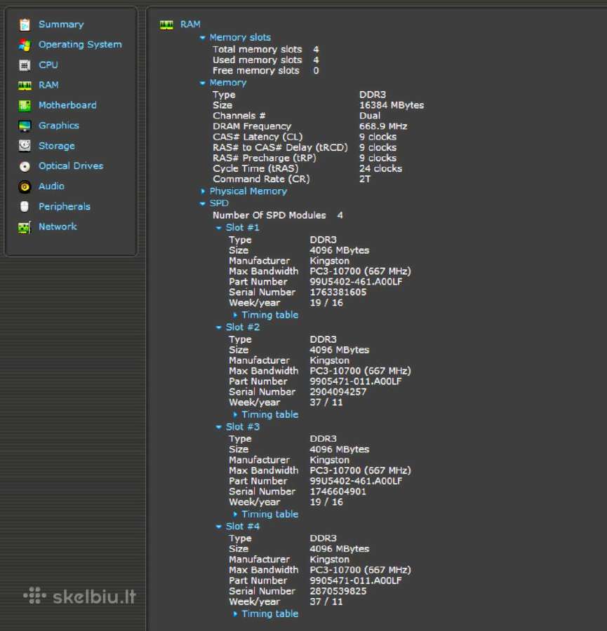 Kompiuteris Intel Core i5-2400, 3.10ghz, 16gb RAM - nuotraukos Nr. 4