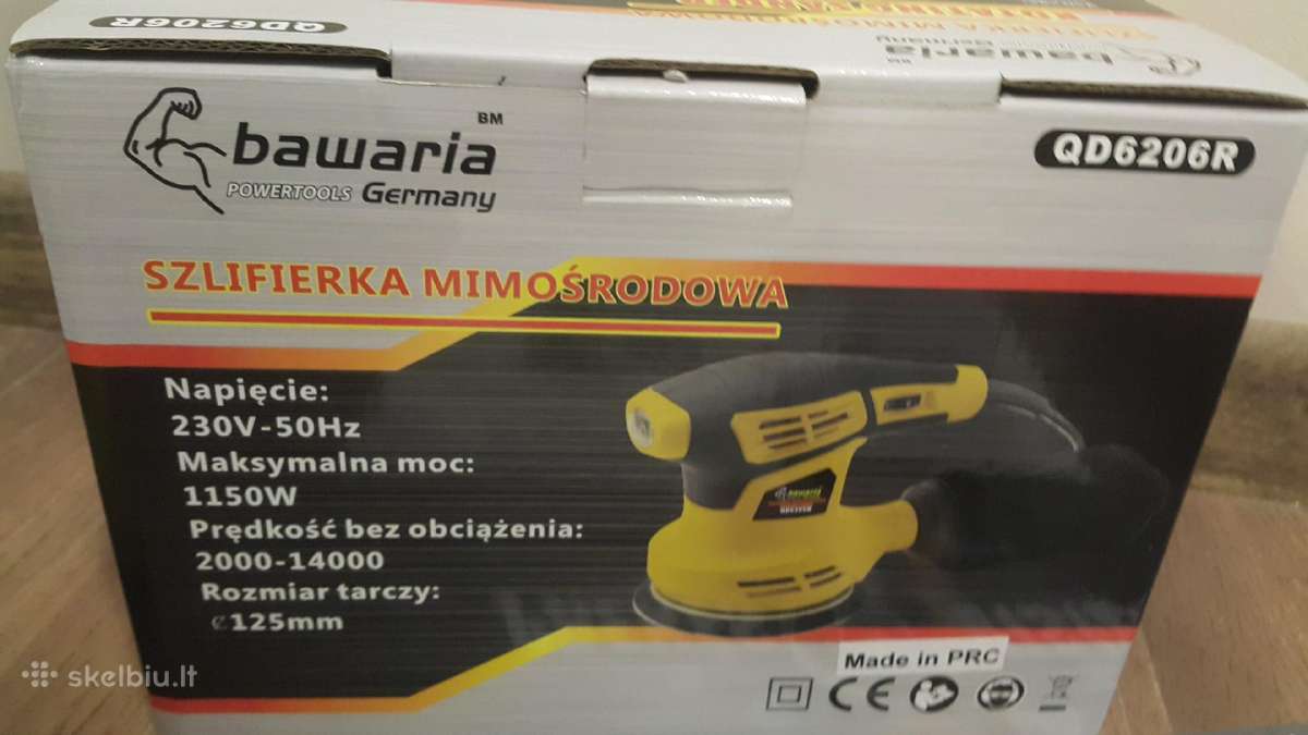 Elektrinis poliruoklis - šlifuoklis apvalus - nuotraukos Nr. 7