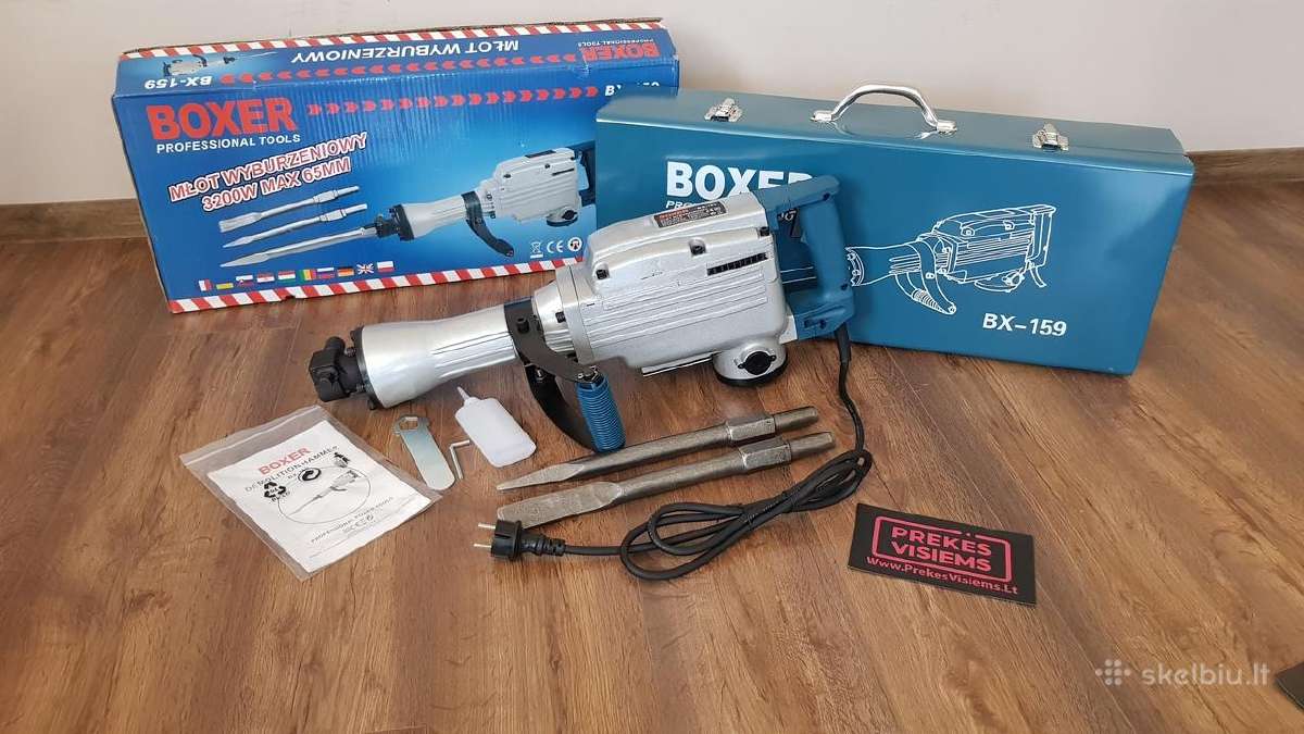 Naujas! Benzininis atskėlimo plaktukas Boxer-ft154 - nuotraukos Nr. 8