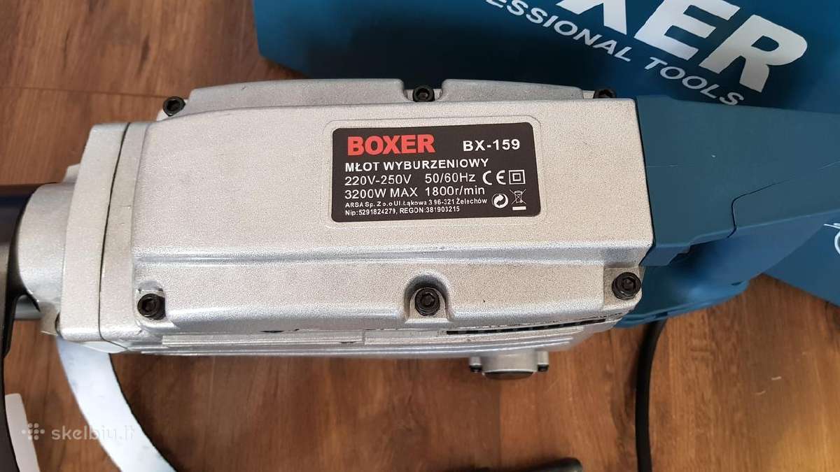 Naujas! Benzininis atskėlimo plaktukas Boxer-ft154 - nuotraukos Nr. 11