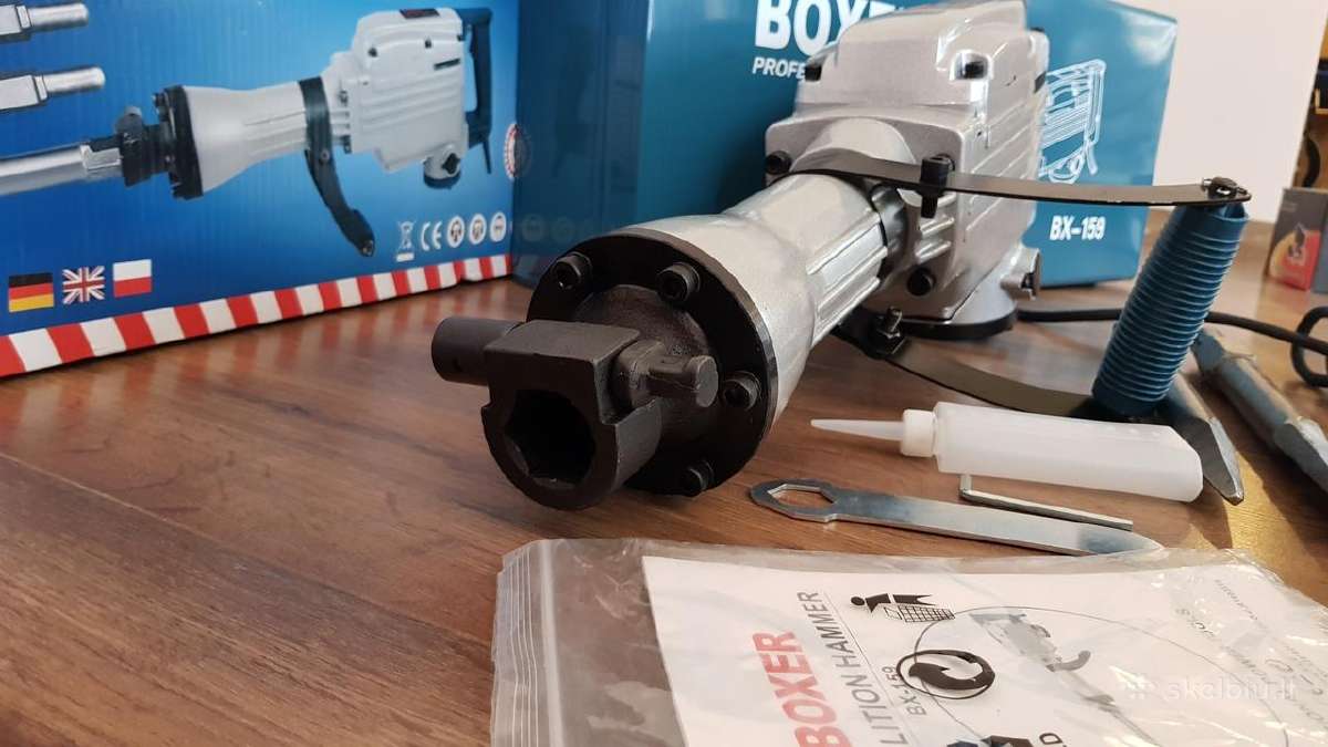 Naujas! Benzininis atskėlimo plaktukas Boxer-ft154 - nuotraukos Nr. 13