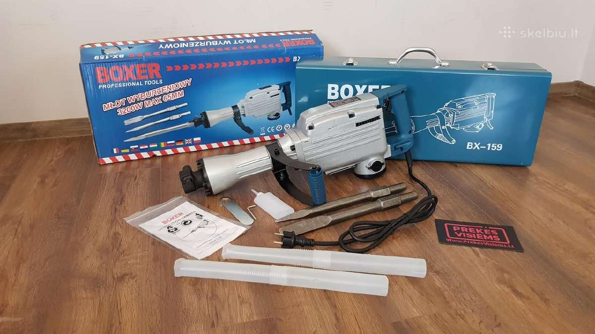Naujas! Benzininis atskėlimo plaktukas Boxer-ft154 - nuotraukos Nr. 14