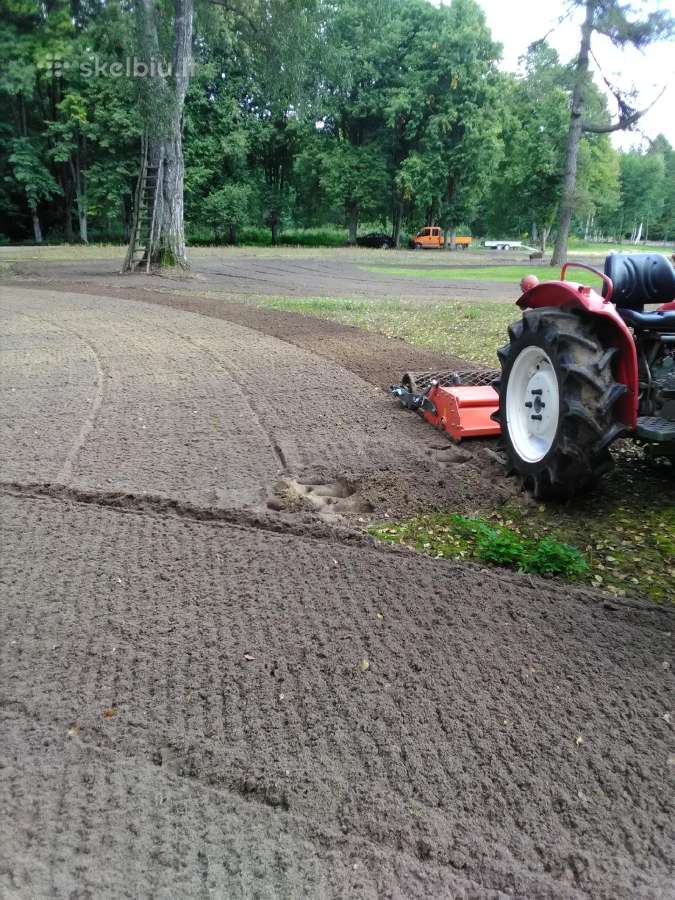 Žemės frezavimas. Žolės pjovimas. Šakų smulkinimas - nuotraukos Nr. 14