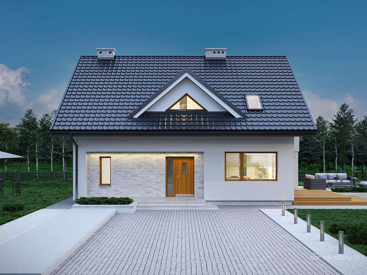 Plieninių čerpių imitacinė danga Moderno Retto - nuotraukos Nr. 12