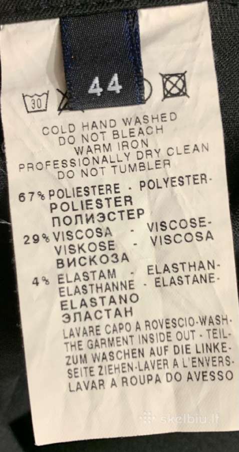 Trussardi klasikinės kelnės - nuotraukos Nr. 8