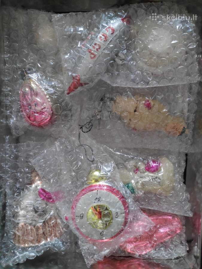 Maišeliai eglutės žaisliukams
