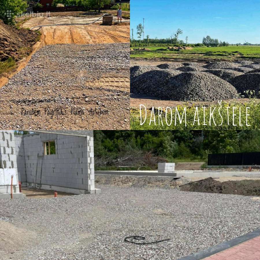 Skalda. Kelinis žvyras. Smėlis. Pagrindams - nuotraukos Nr. 7