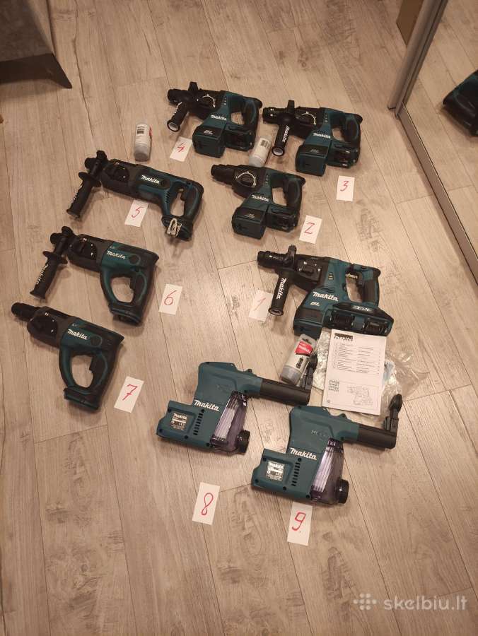 Makita Perforatoriai.diskiniai.veržliasūkiai. - nuotraukos Nr. 2