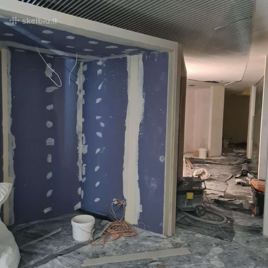 Statybos,  Gipso kartono montavimo darbai - nuotraukos Nr. 4