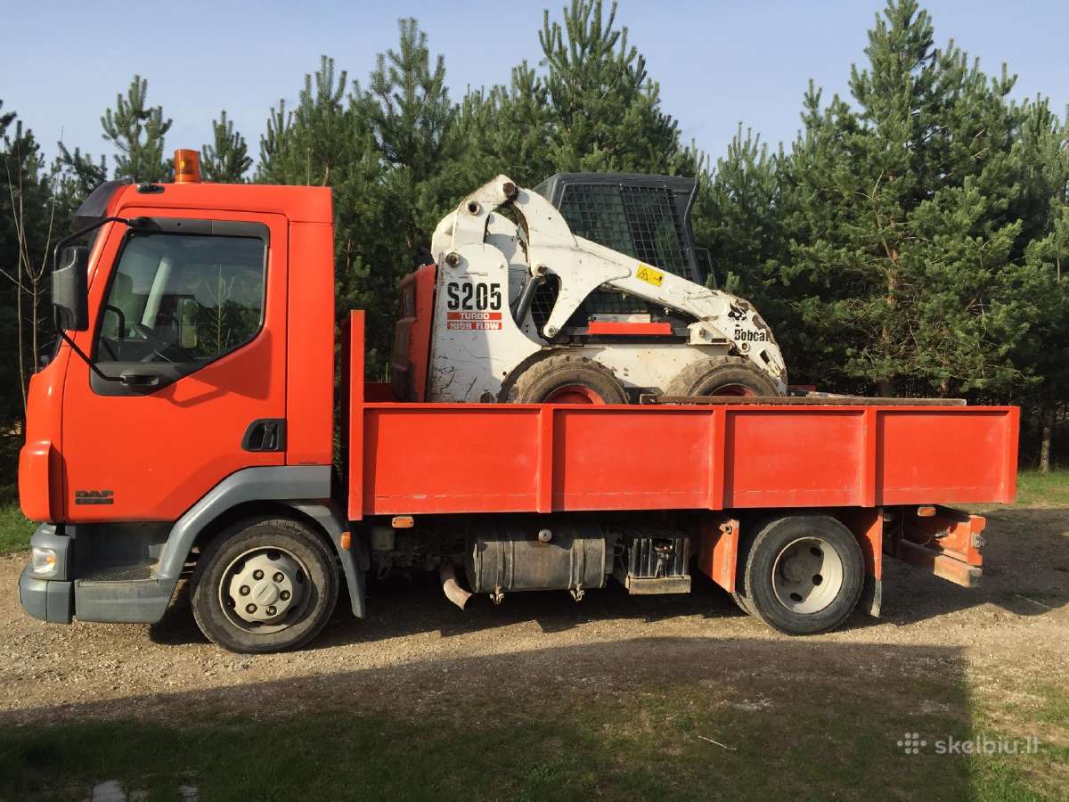 Bobcat,mini ekskavatoriaus,savivarčio Daf nuoma - nuotraukos Nr. 2