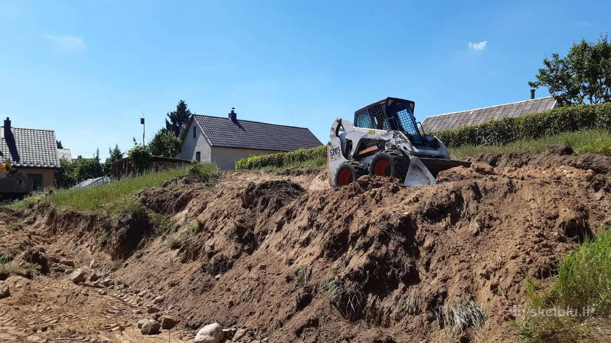 Bobcat,mini ekskavatoriaus,savivarčio Daf nuoma - nuotraukos Nr. 3