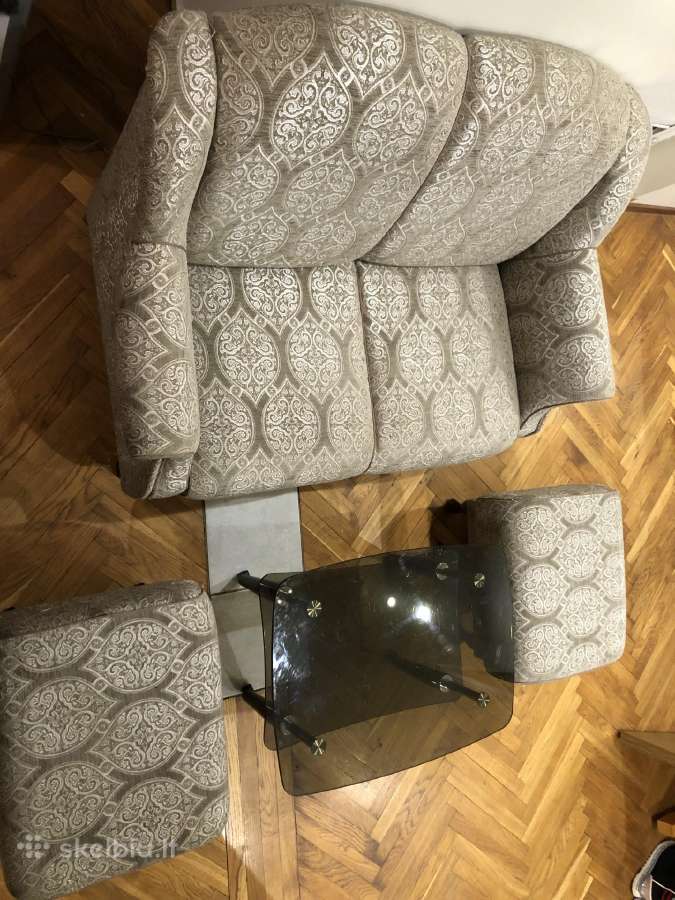 Naudotas svetainės arba prieškambario komplektas