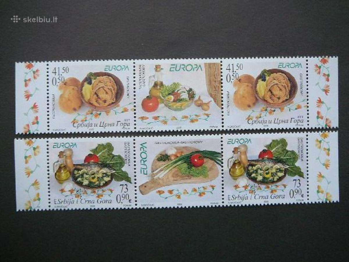 Europa Gastronomija Serbija 2005 Mnh srb3269