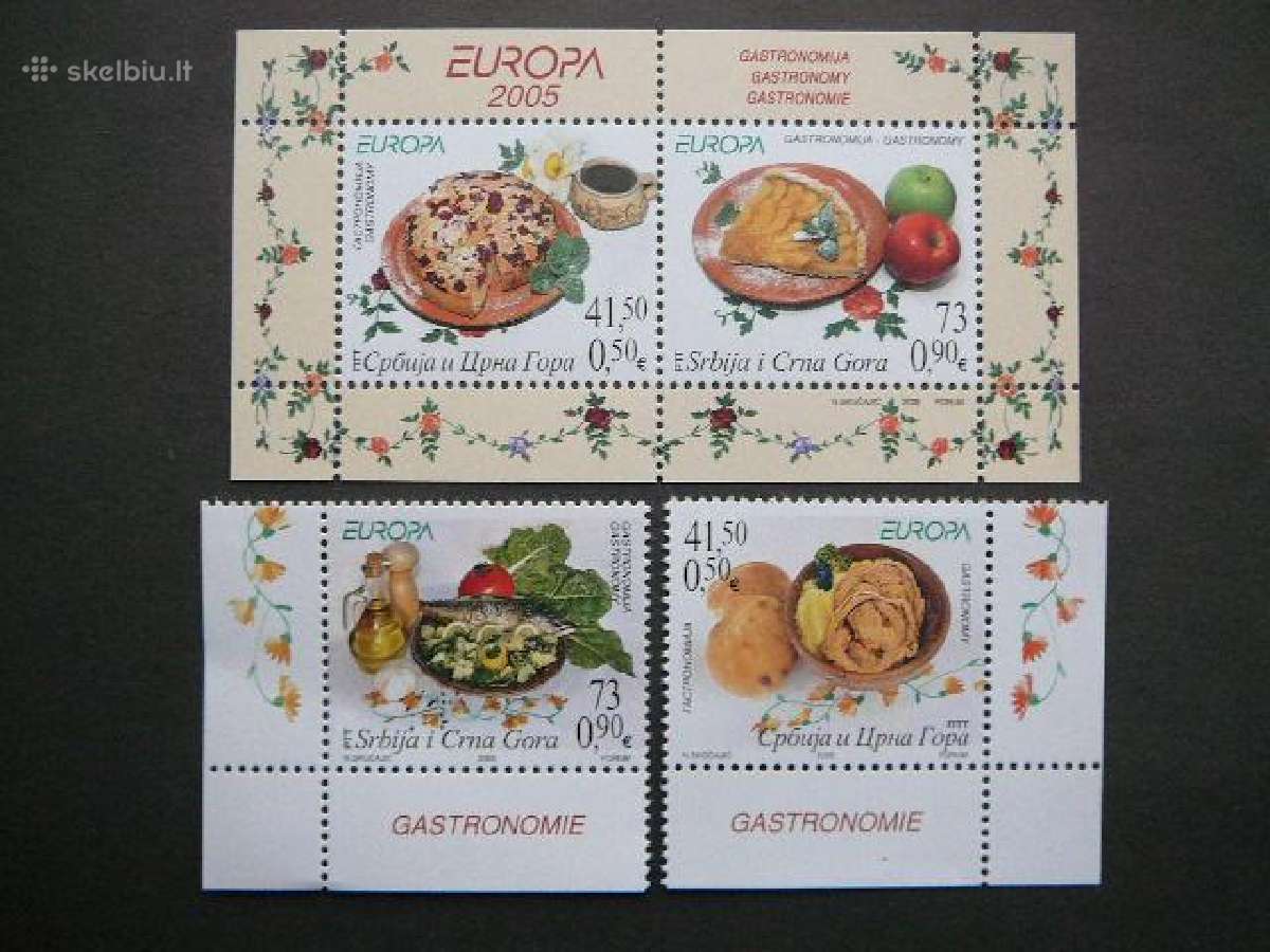 Europa Gastronomija Serbija 2005 Mnh srb3271