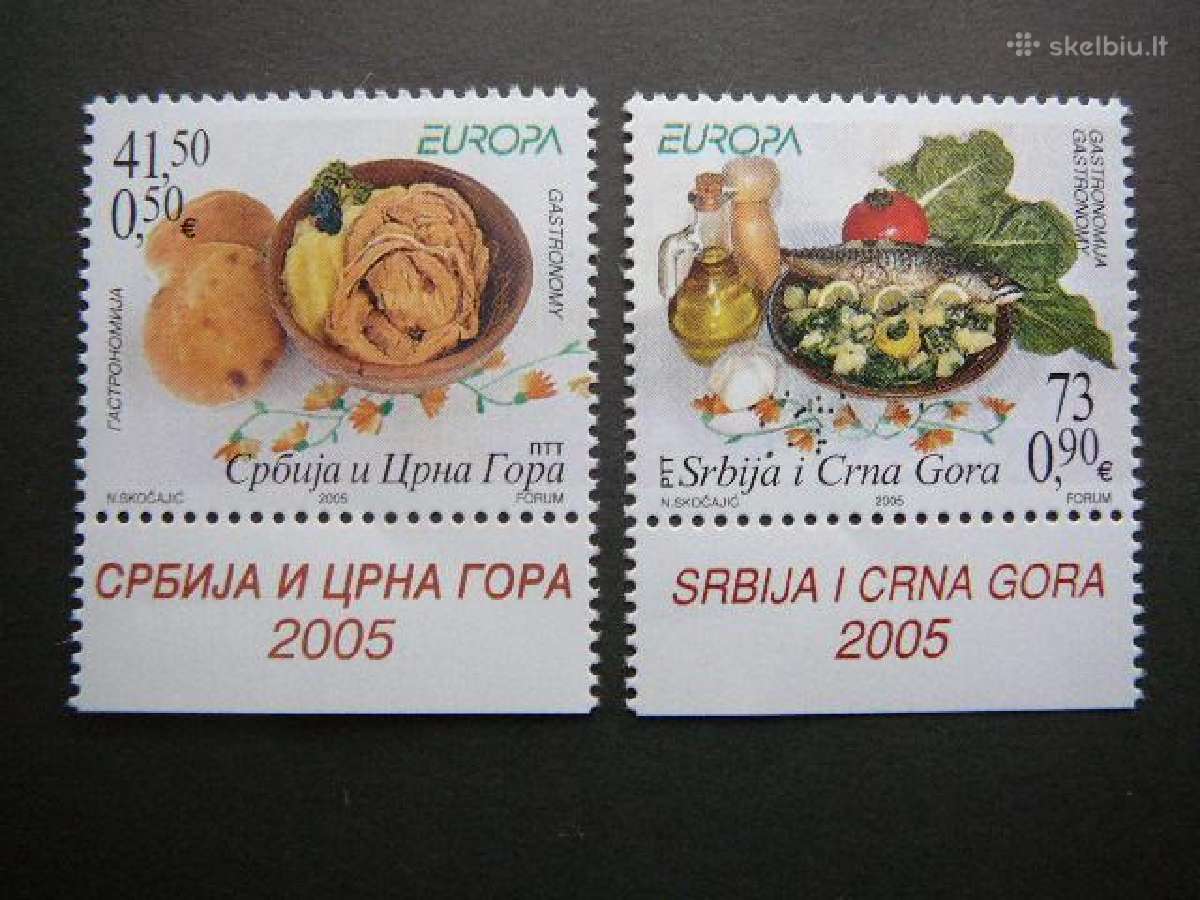 Europa Gastronomija Serbija 2005 Mnh srb3270