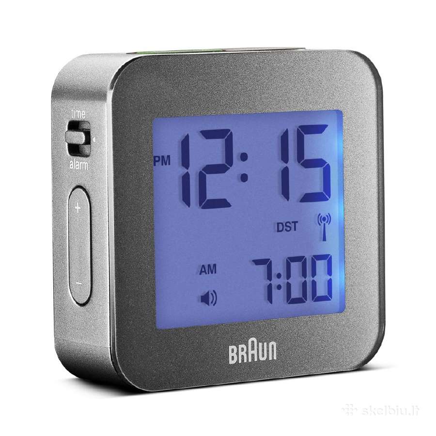 Braun skaitmeninis kelioninis laikrodis žadintuvas - nuotraukos Nr. 4