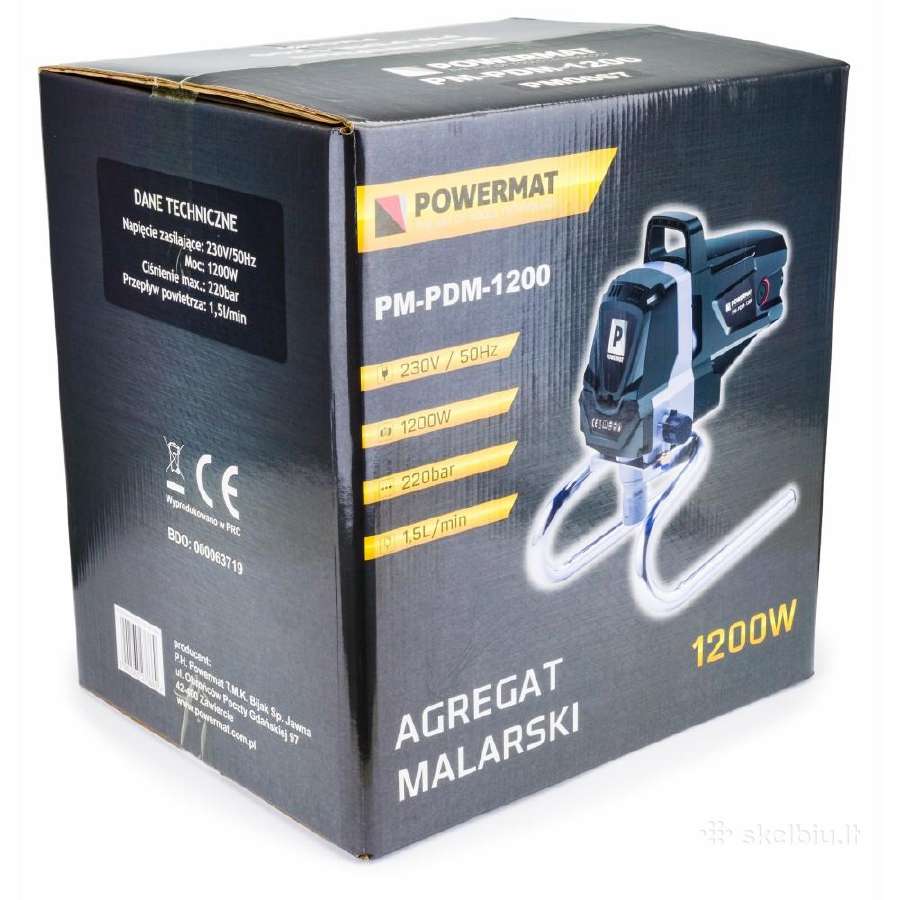 Beoris dažymo aparatas 1200w Powermat Pm-pdm-1200 - nuotraukos Nr. 10