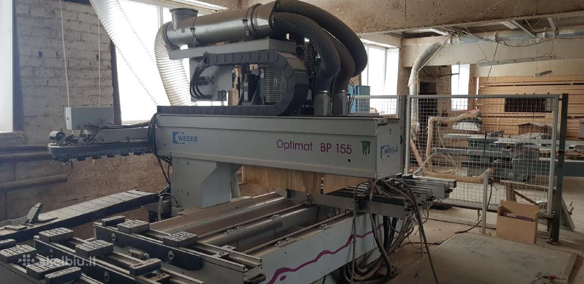 Cnc medienos apdirbimo centras Weeke - nuotraukos Nr. 11