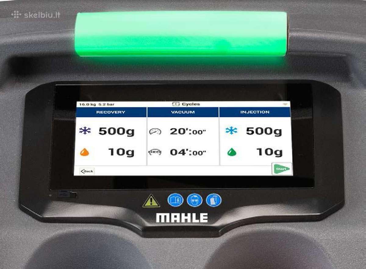 Kondicionierių aptarnavimo įranga Mahle Acx450 - nuotraukos Nr. 5