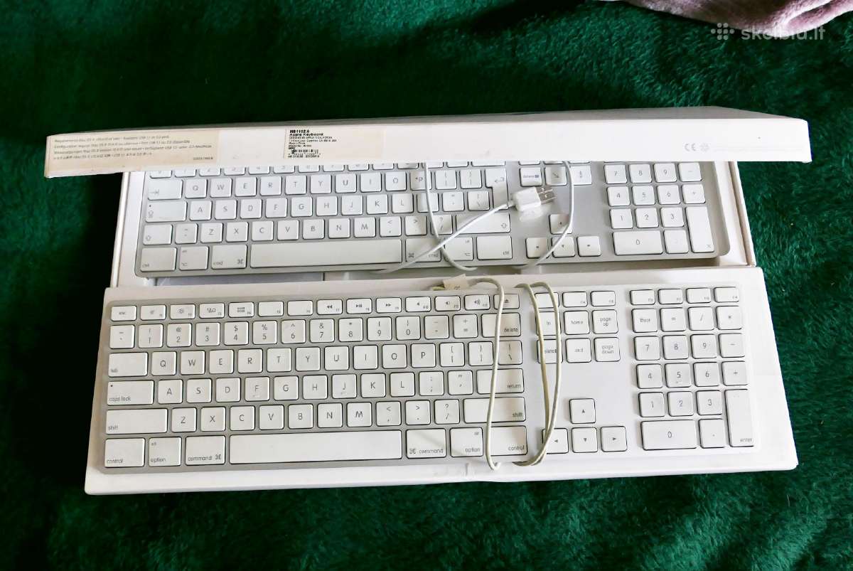 Apple klaviatūra keyboard dalims 2vnt