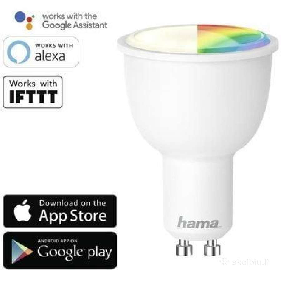 Išmanioji Hama LED rgb WiFi lemputė - nuotraukos Nr. 2