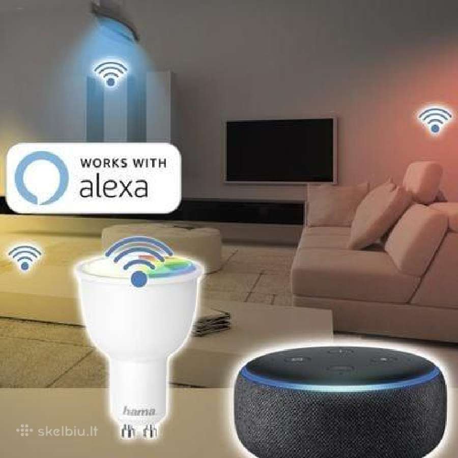 Išmanioji Hama LED rgb WiFi lemputė - nuotraukos Nr. 5