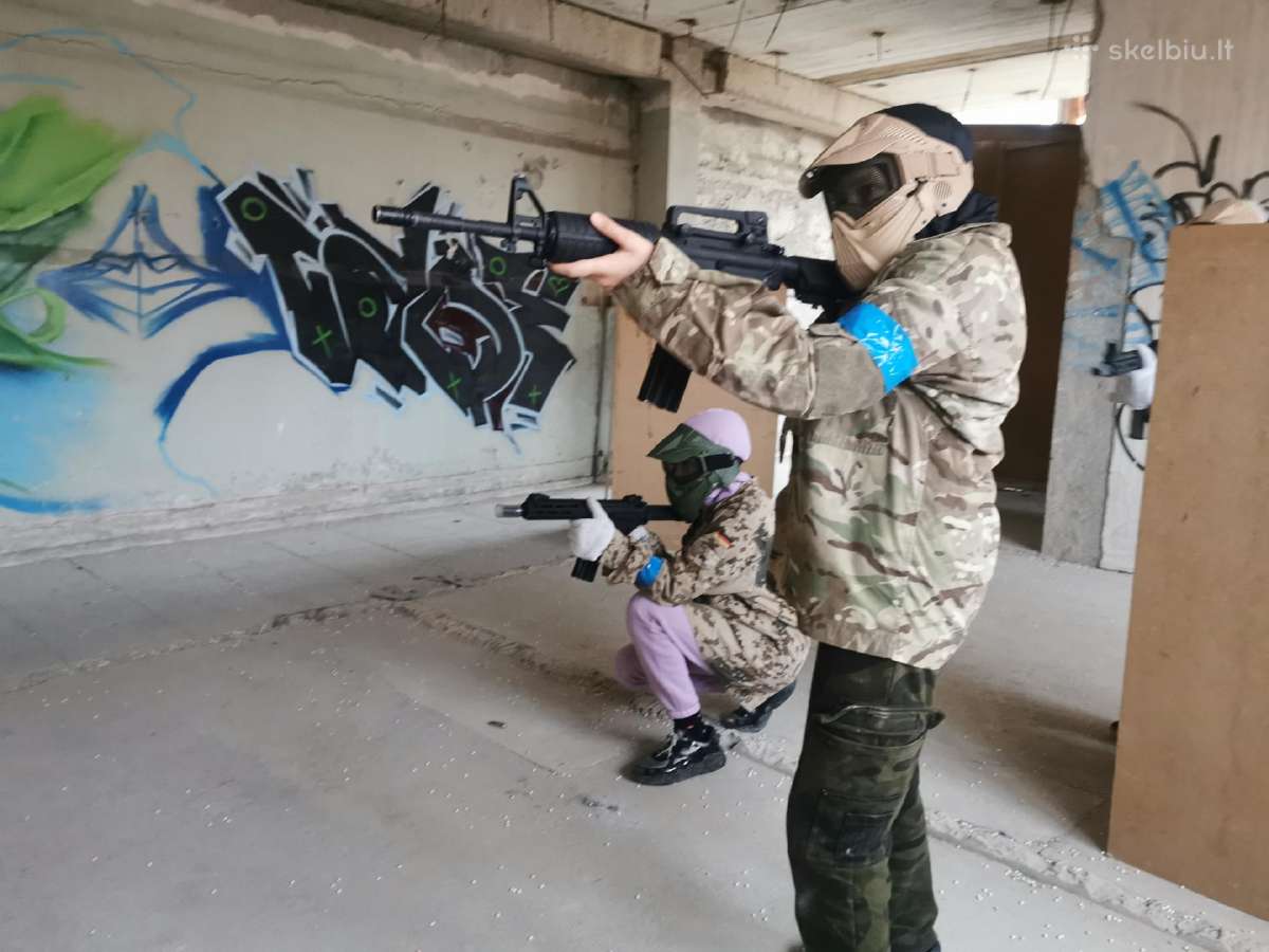 Airsoft dažasvydis gimtadieniai Bernvakariai - nuotraukos Nr. 16