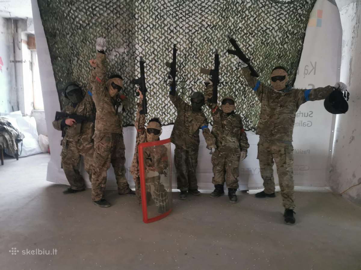 Airsoft dažasvydis gimtadieniai Bernvakariai - nuotraukos Nr. 19