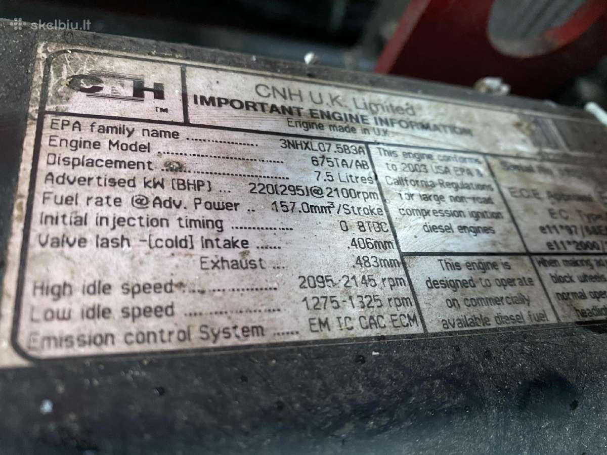 Kombainas Case Ih Ct5080 Ardomas Dalimis - nuotraukos Nr. 7